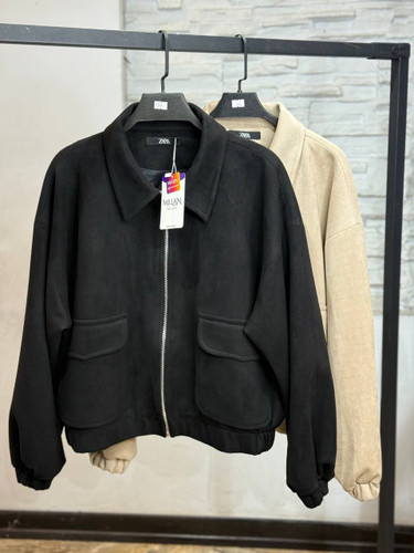 بامبر جکت سوییت زارا زنانه جیر وارداتی