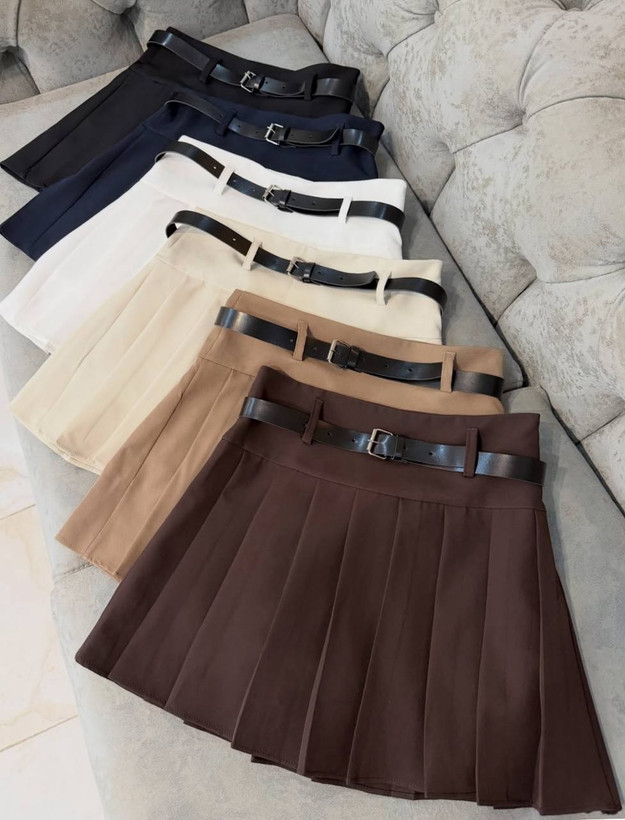 دامن پلیسه ملان زنانه سایز M38-40