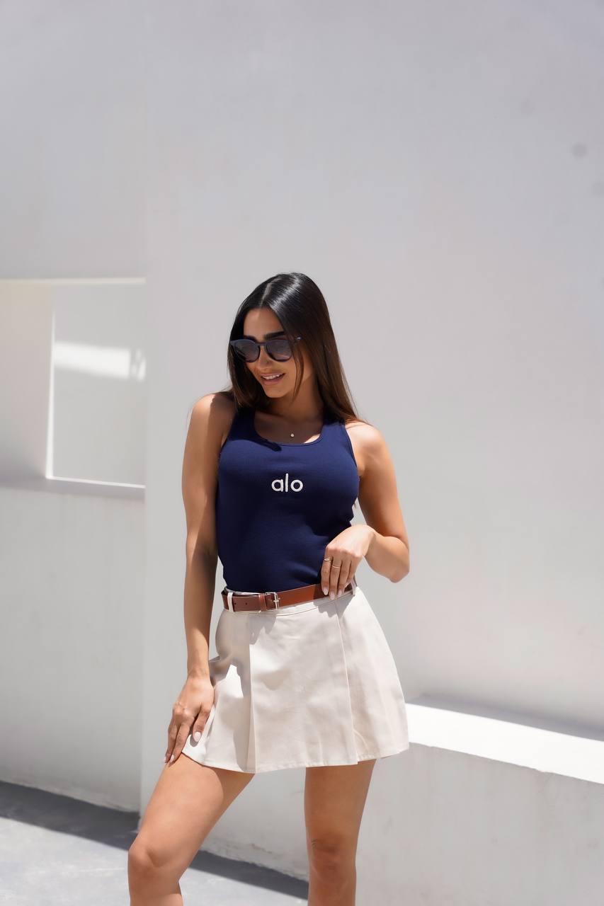 تصویر شلوارک دامنی کتان skirt